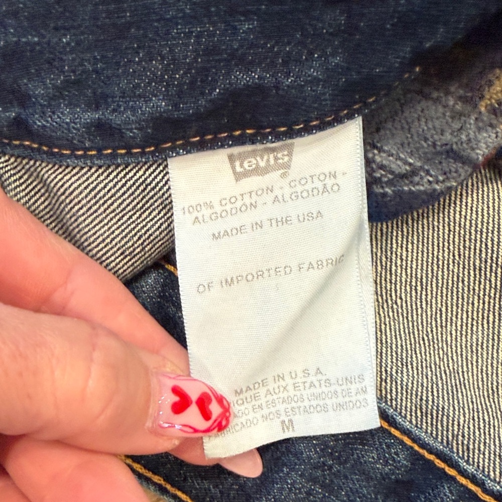 Pendleton Blue Denim Jacket With Patterned Lining - image 4